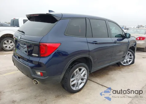 2025 Honda Passport Awd Ex-L from USA, damaged, VIN 5FNYF8H58SB019660